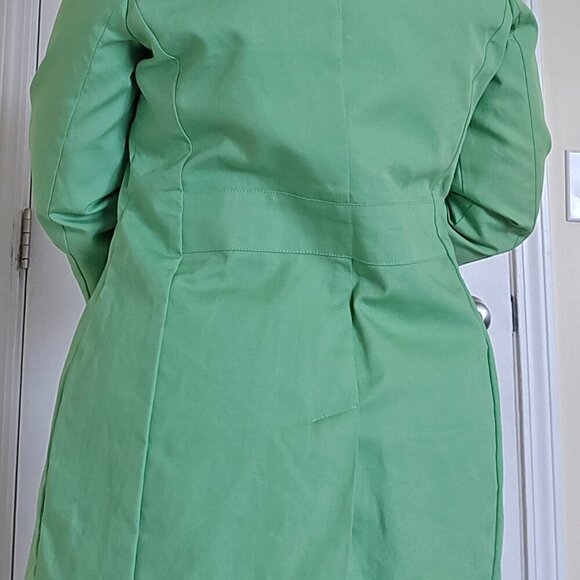 Gap Vintage 90's Trench coat Green - Picture 8 of 9